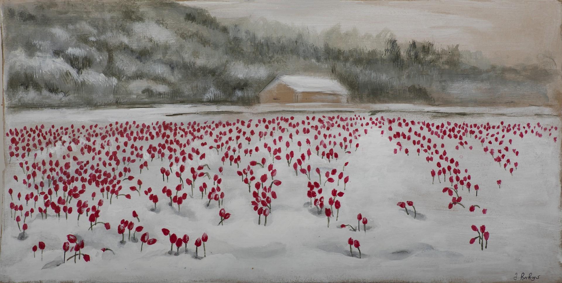 ტიტები თოვლში