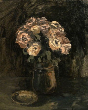 Still Life with White Roses